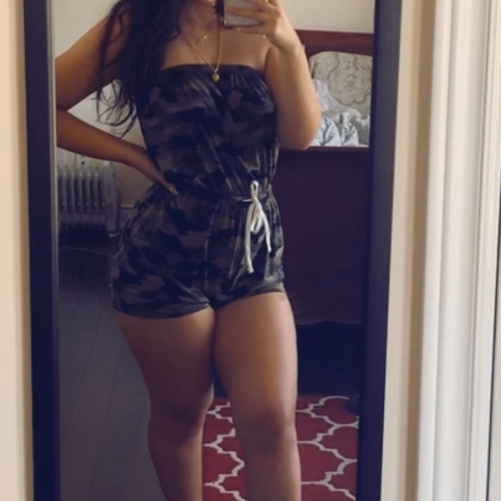 CAMO PRINT ROMPER - Picture 2 of 3